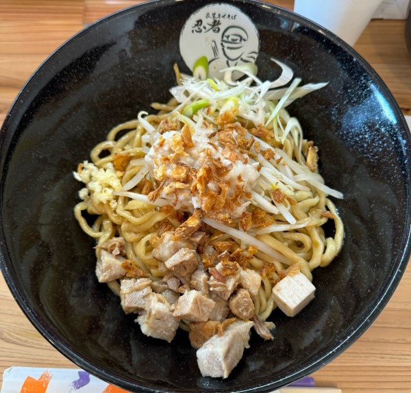 「まぜそば」@衣笠まぜそば忍者の写真