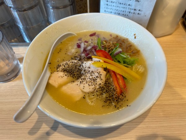 「鳥ベジラーメン」@らぁ麺 なとりの写真