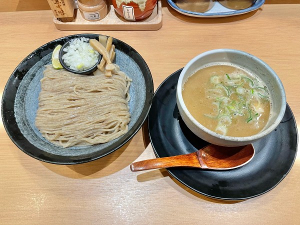 「つけ麺（鶏魚介）並盛」@麺匠たか松 京都駅ビル拉麺小路店の写真