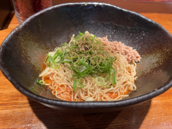 「汁なし担担麺 4辛」@汁なし担担麺専門 キング軒 神田スタンドの写真