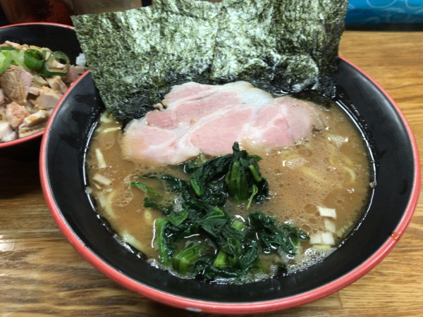 「ラーメン(普多濃)+トッピングC 850円」@麺家 紫極の写真