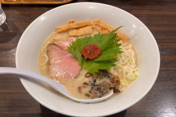 「特濃鶏白湯麺」@超濃厚鶏白湯ラーメン専門店 自家製麺 鶏ふじの写真