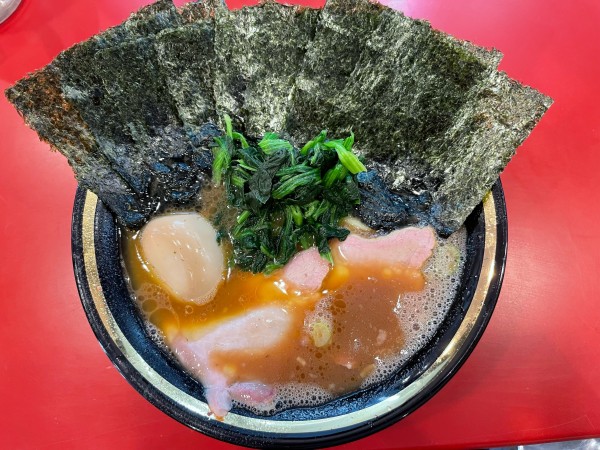 「ラーメン(¥800)のり(¥100)味玉(¥100)」@環2家の写真