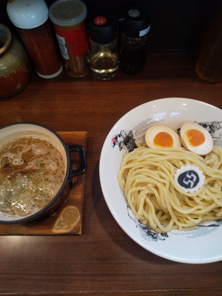 「魚介つけ麺(味玉付き)」@つけ麺・ラーメン フジヤマ55 大須総本店の写真