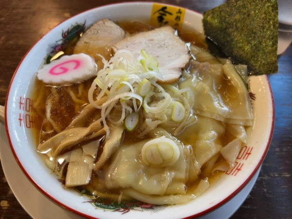 「ワンタン麺」@中華そば 金ちゃんの写真