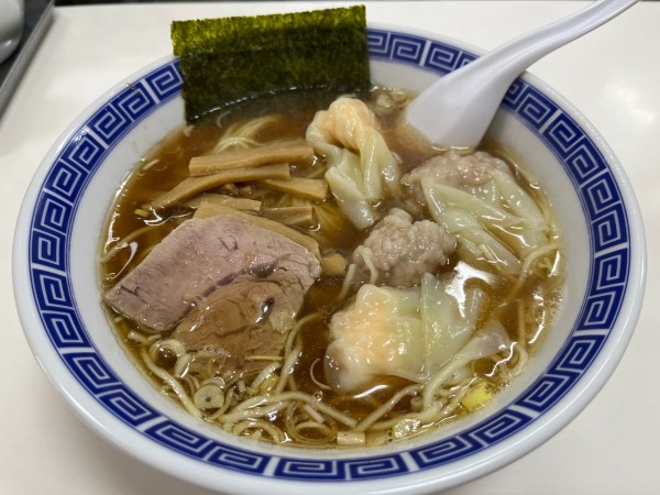 「ワンタン麺（ミックス）」@支那そば いしはらの写真