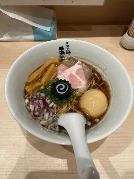 「鯵煮干しそば」@らぁ麺 あめ㐂の写真