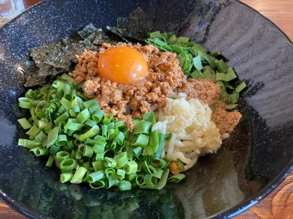 「台湾まぜそば+サービス追飯」@HAYATEの写真