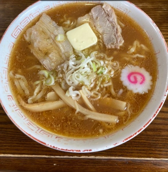 「みそバターラーメン　餃子」@桜井食堂の写真