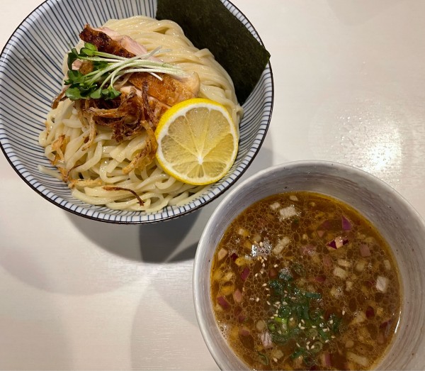 「鶏白湯スープつけ麺大」@麺屋 侍の写真