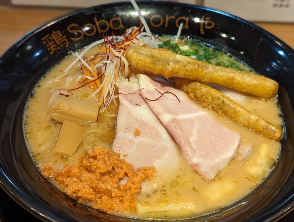 「冬季限定酒粕鶏soba醤油」@鶏Soba Toraやの写真