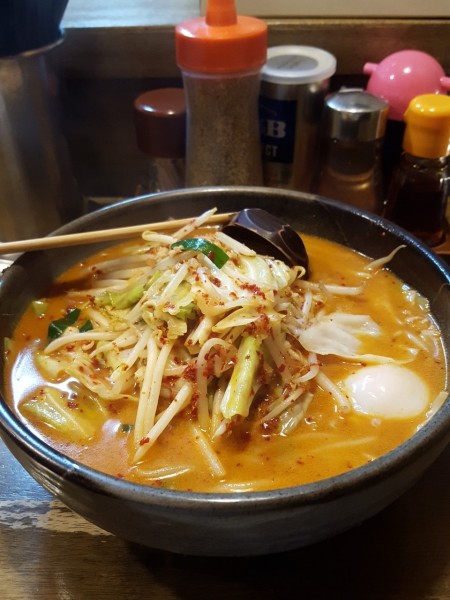 「こくみそ大ラーメン　大辛」@やっじゃがな 高津店の写真