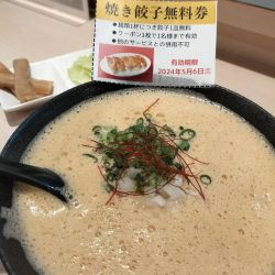 鶏白湯らーめん辛味噌￥５００（１周年記念割引）