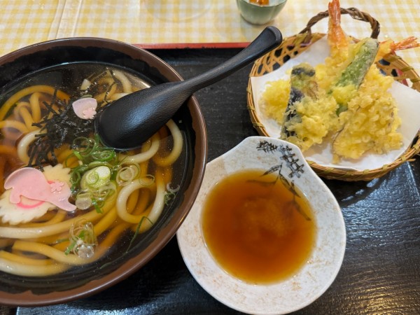 「天かけうどん」@和食のじょうやま ベルシャイン伊那店の写真