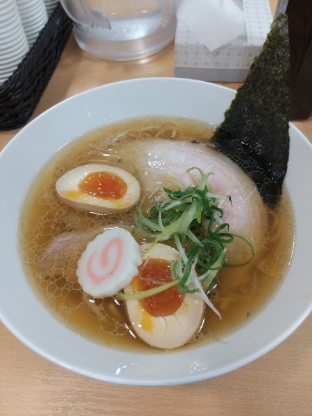 「特製鶏と鰹の中華そば(塩)」@中華そば 四つ葉の写真