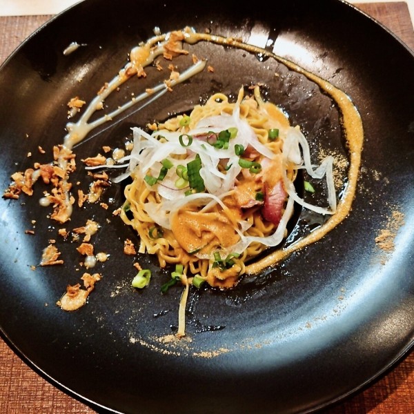 「替玉②鮟肝のソース」@論露に不二の写真