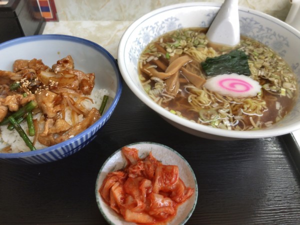 「【9】ミニ焼肉丼とラーメン」@山翠の写真