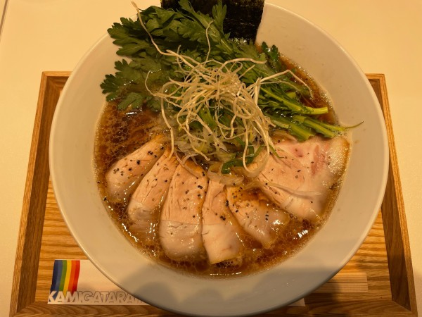 「薄切りロースそば」@上方レインボーの写真