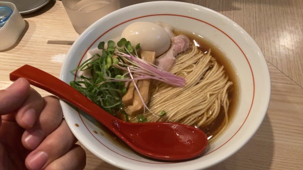 「味玉中華そば➕大盛」@中華そば 竹むらの写真