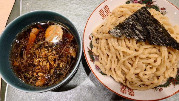 「極太手揉みつけそば　1080円」@らぁ麺 花萌葱の写真