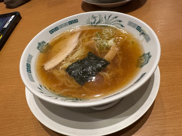 「中華そば（並盛・140g）390円」@日高屋 イーサイト高崎店の写真