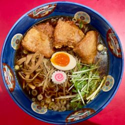 ロース唐揚げラーメン