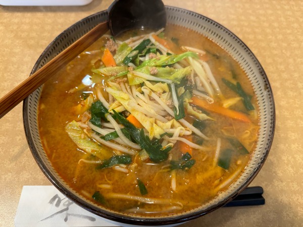 「【裏】辛味噌タンメン　750円」@中華料理 一番の写真