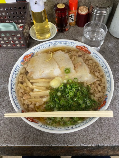 「中華そば特盛脂マシマシニンニクトッピング」@つたふじ 福山支店の写真