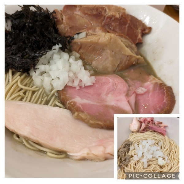 「濃厚煮干ラーメン➕和え玉」@煮干らーめん 川むらの写真