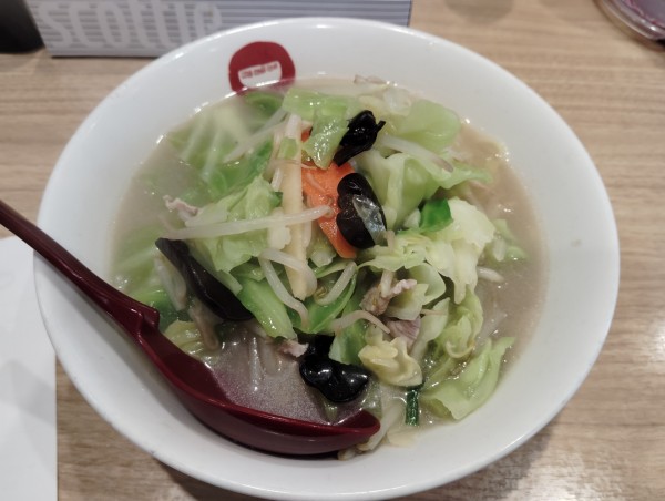 「タンメン　　　　913円」@ラーメン中華食堂 新世 宮前店の写真