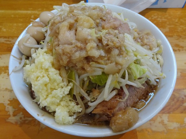 「小ラーメン（950円）＋味付けうずらの玉子（120円）」@らーめん つの旨の写真