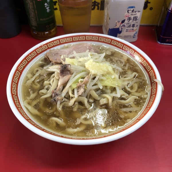 「小ラーメン（ニンニク）」@ラーメン二郎 目黒店の写真