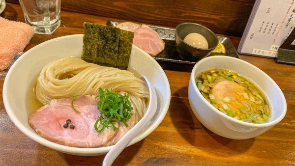 「特製醤油つけ麺 ¥1,600」@だれやめやの写真