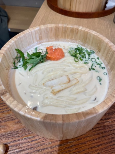 「明太子クリーム」@功刀屋 新宿御苑店の写真