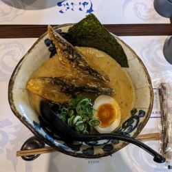 並ラーメン　鯖竜田揚げ追加