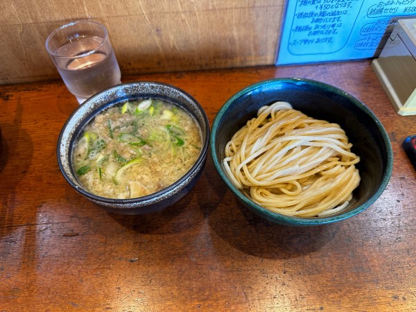 「油カス塩つけ麺」@クラッチ ヒッターの写真
