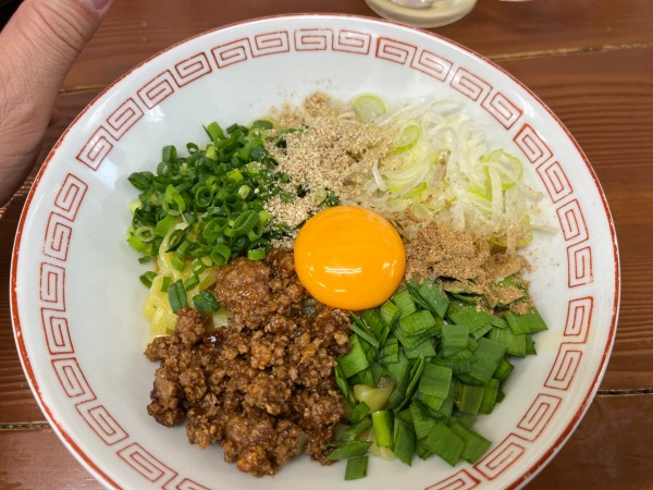 「汁なし担々麺」@スタンド富士 浜松町店の写真