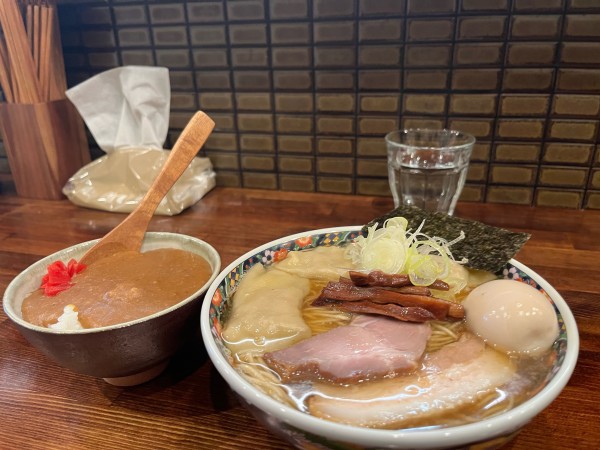 「雲呑味玉中華そば」@奈つやの中華そばの写真