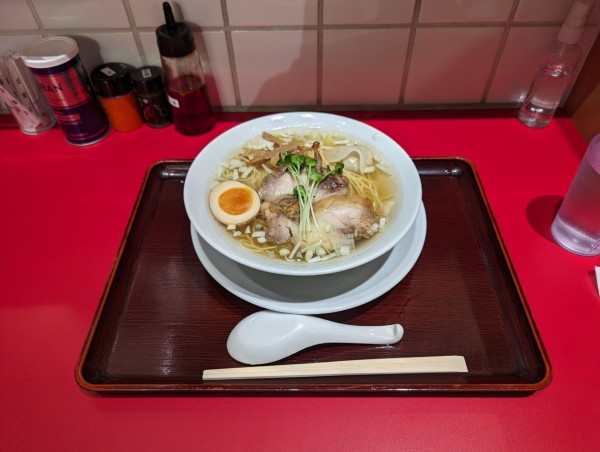 「とりそば」@鳥藤とりそばスタンド グランスタ東京店の写真