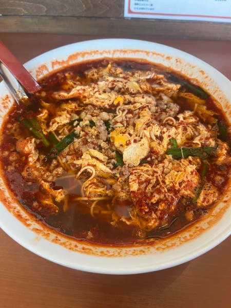 「元祖辛麺5辛大辛(950円)＋中華麺大盛り(150円)」@辛麺屋 桝元 高崎インター店の写真