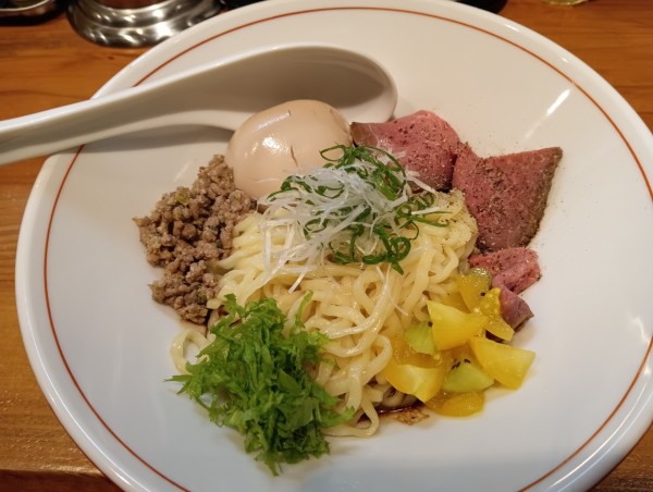 「【周年限定】源玄4thまぜSOBA+追い飯」@麺処 源玄の写真