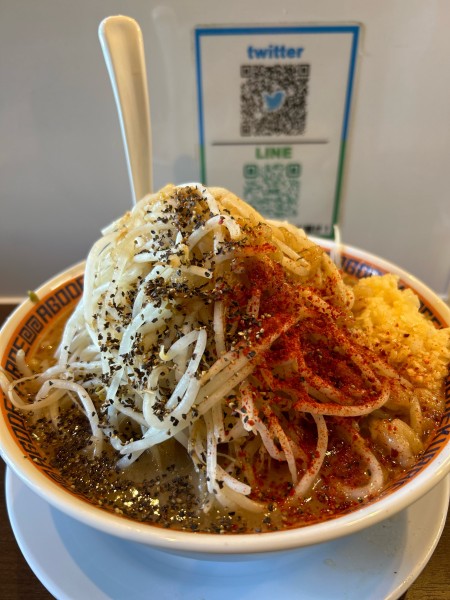 「ミニラーメン」@顎で喰らえ ラウンドワン草加店の写真