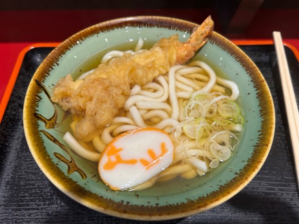 「えび天うどん520円」@立山そばの写真