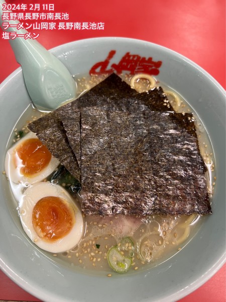 「塩ラーメン」@ラーメン山岡家 長野南長池店の写真