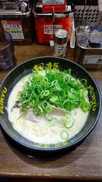 「ラーメン」@とんこつラーメン博多風龍 上野店の写真