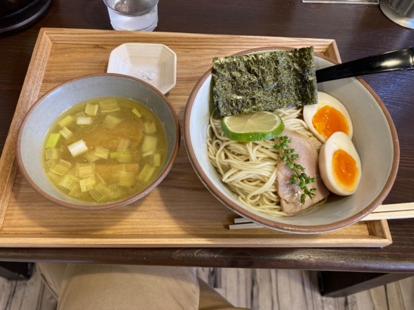 「昆布水つけ麺　塩」@KUMAGAYA RAMEN STANDの写真