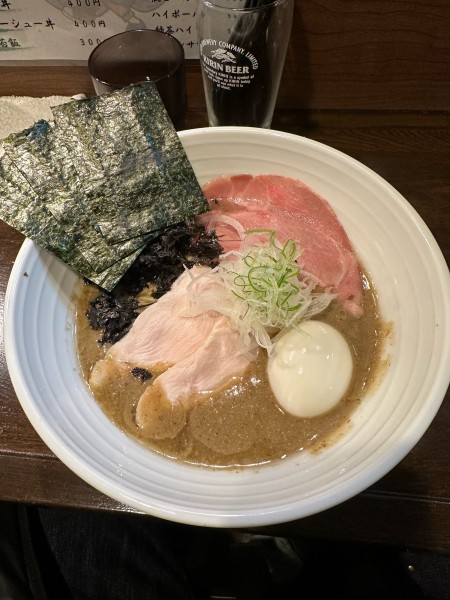 「特製濃厚煮干しラーメン」@麺屋 喜楽明人の写真