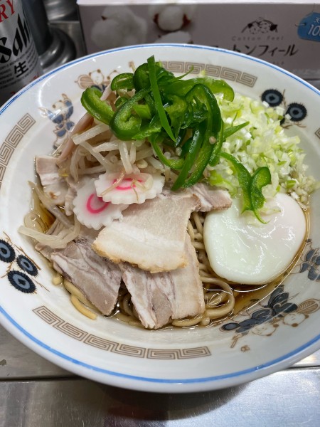 「五目油そば チャーシュー 半熟卵変更」@中華そば みたかの写真