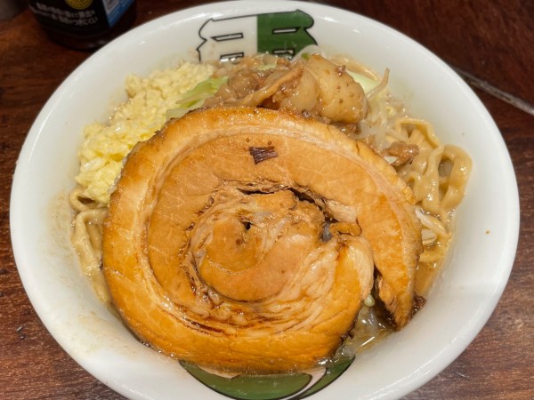 「雷そば　並」@ラーメン 雷 東京本丸店の写真