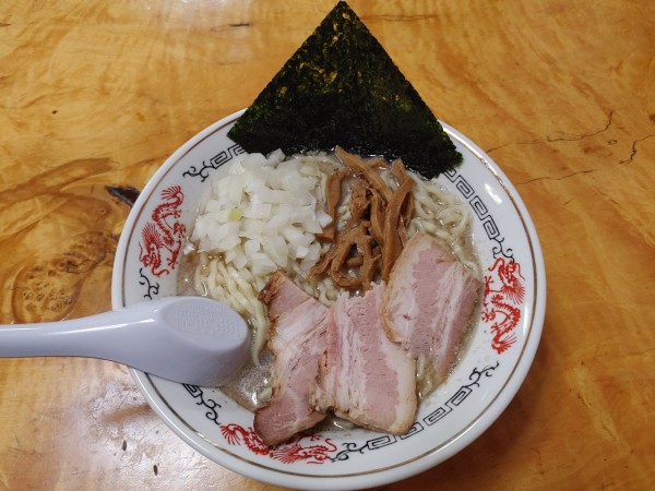 「背脂煮干中華　和え玉　800+200円」@福島屋の写真